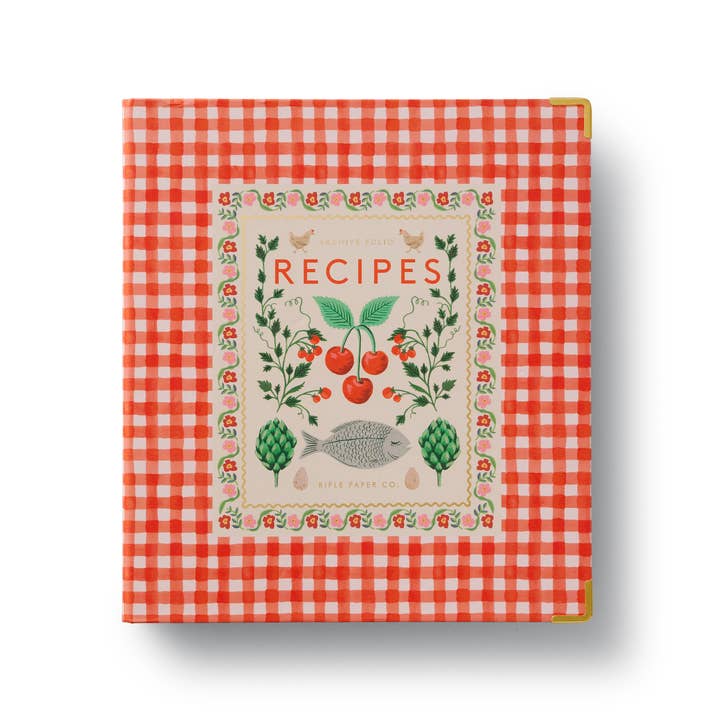 Rifle Paper Co. - Wholesale Binder - Cherry Farm Recipe Binder