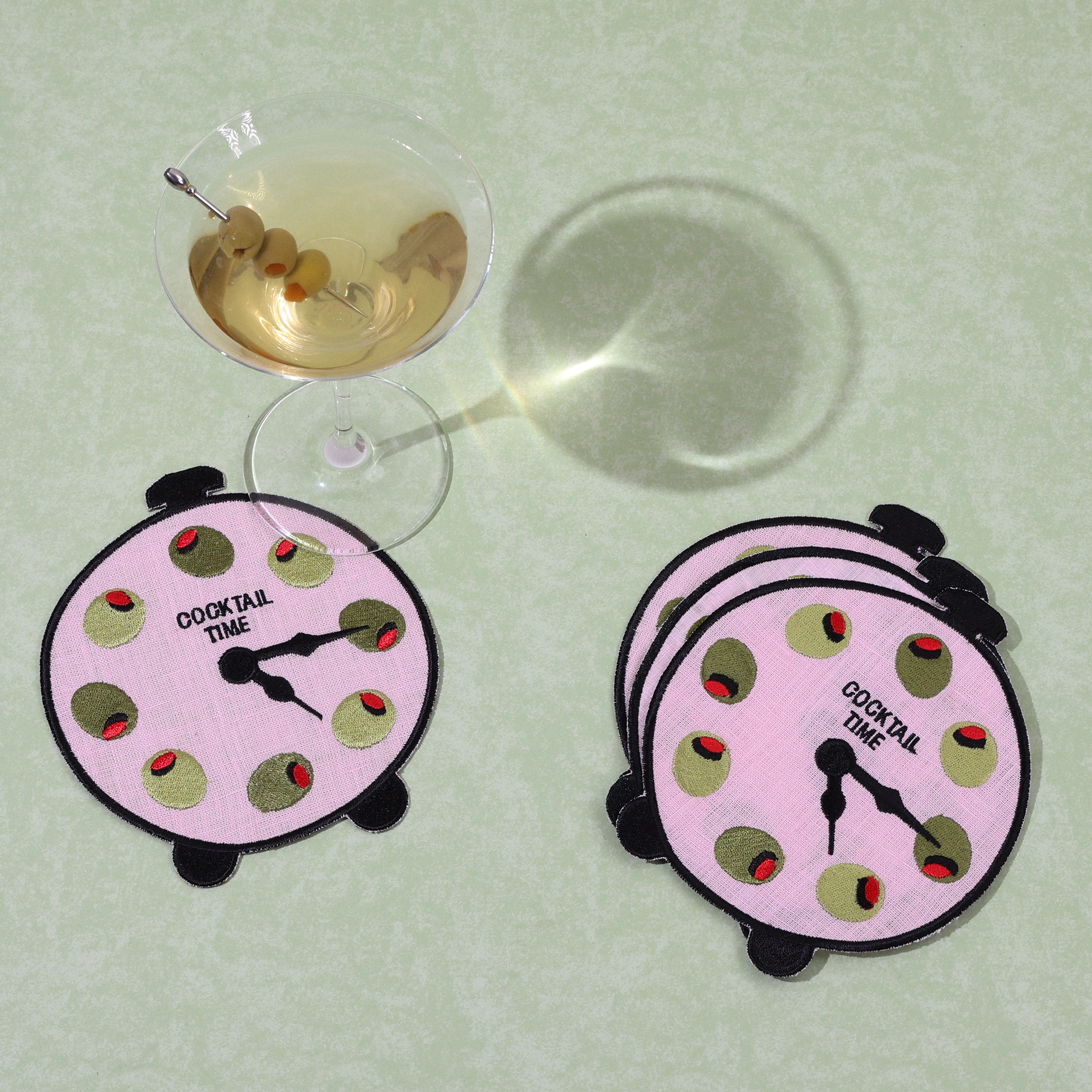 House of Gleason - Wholesale Dinner & Cloth Napkin - Cocktail Time Linen Cocktail Napkins - Set of 41