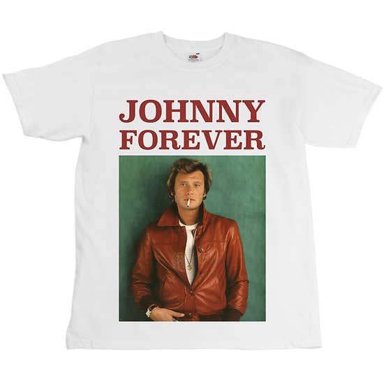 Johnny Forever unisex T-shirt i hvid, sort eller grå for engroshandel hos Roukeys