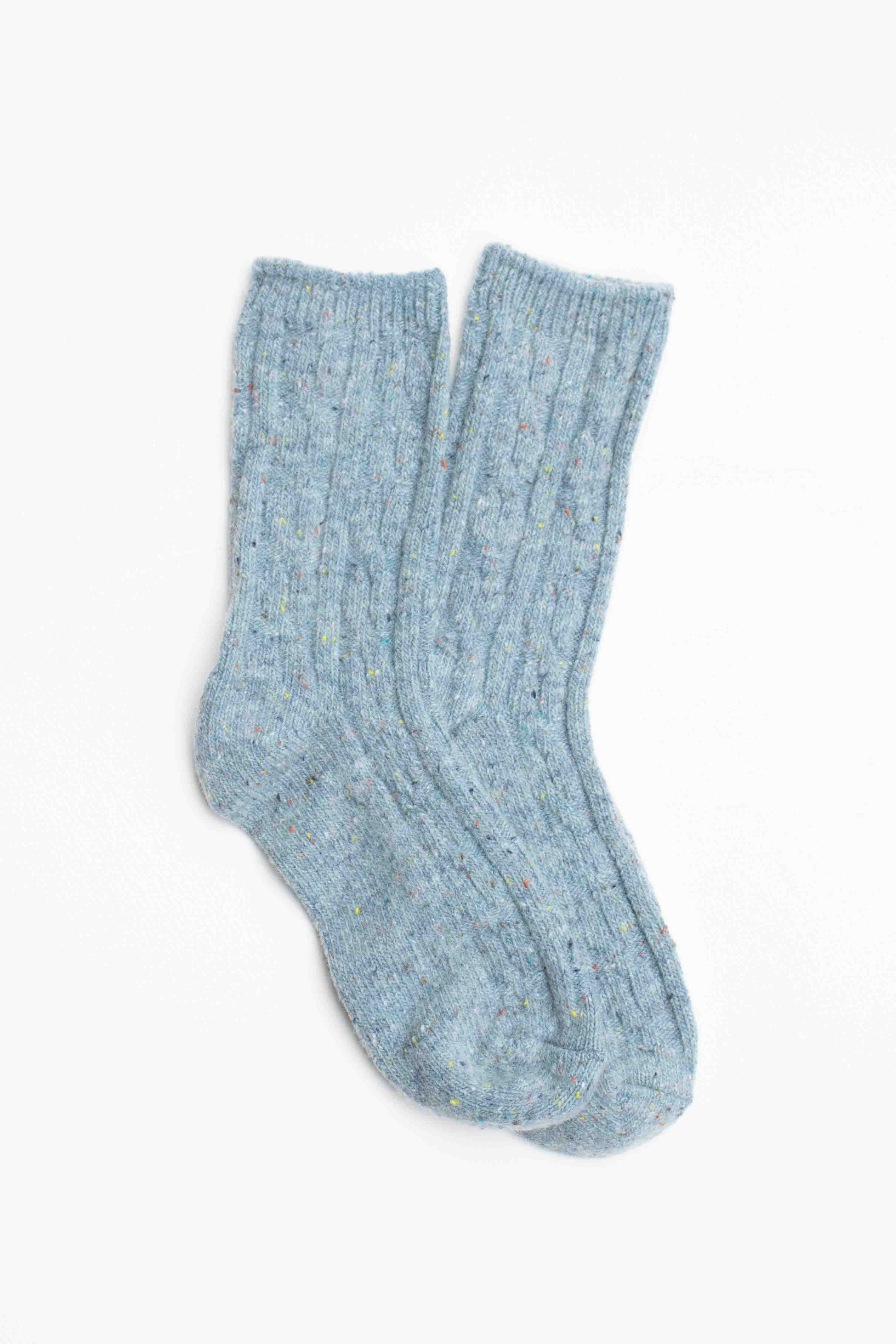 Tiepology - Wholesale Socks - Women's - Wool Blend Speckled Knit Socks1