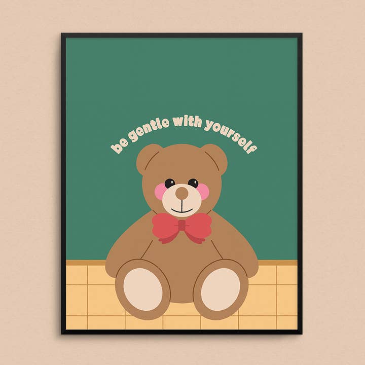 Impression artistique Be Gentle pour la vente par Mad Love Creative Co.
