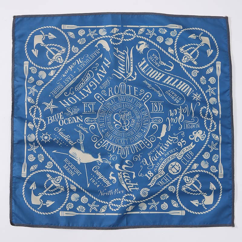 MKS America - Wholesale Bandana - Women's - Floral Bandana Head Wrap Kerchief Square Scarf8