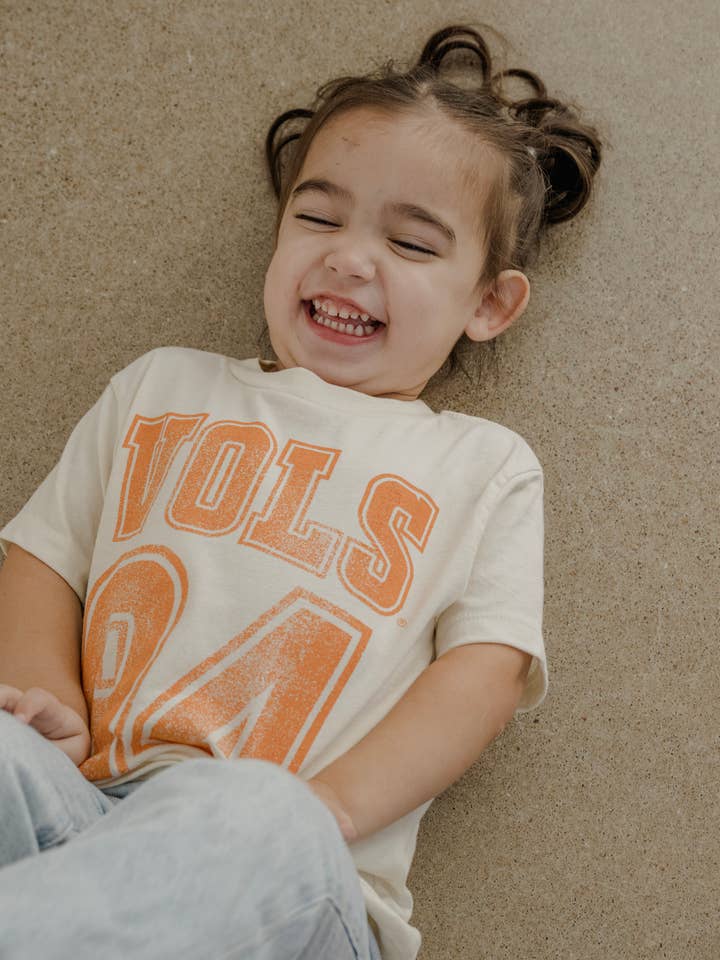 Children's Tennessee Volunteers Player Natural Tee for wholesale by LivyLu