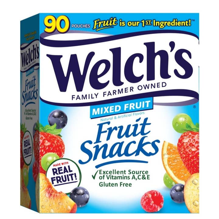 Majestic Wholesale - Wholesale Fruit Snacks - Welch's Mixed Fruit Fruit Snack, 0.8 oz, 90 pk.
