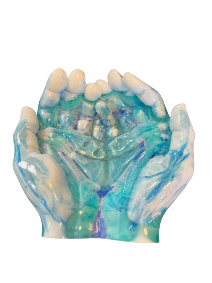 Resin Hands Bowl for wholesale by Wave Makers