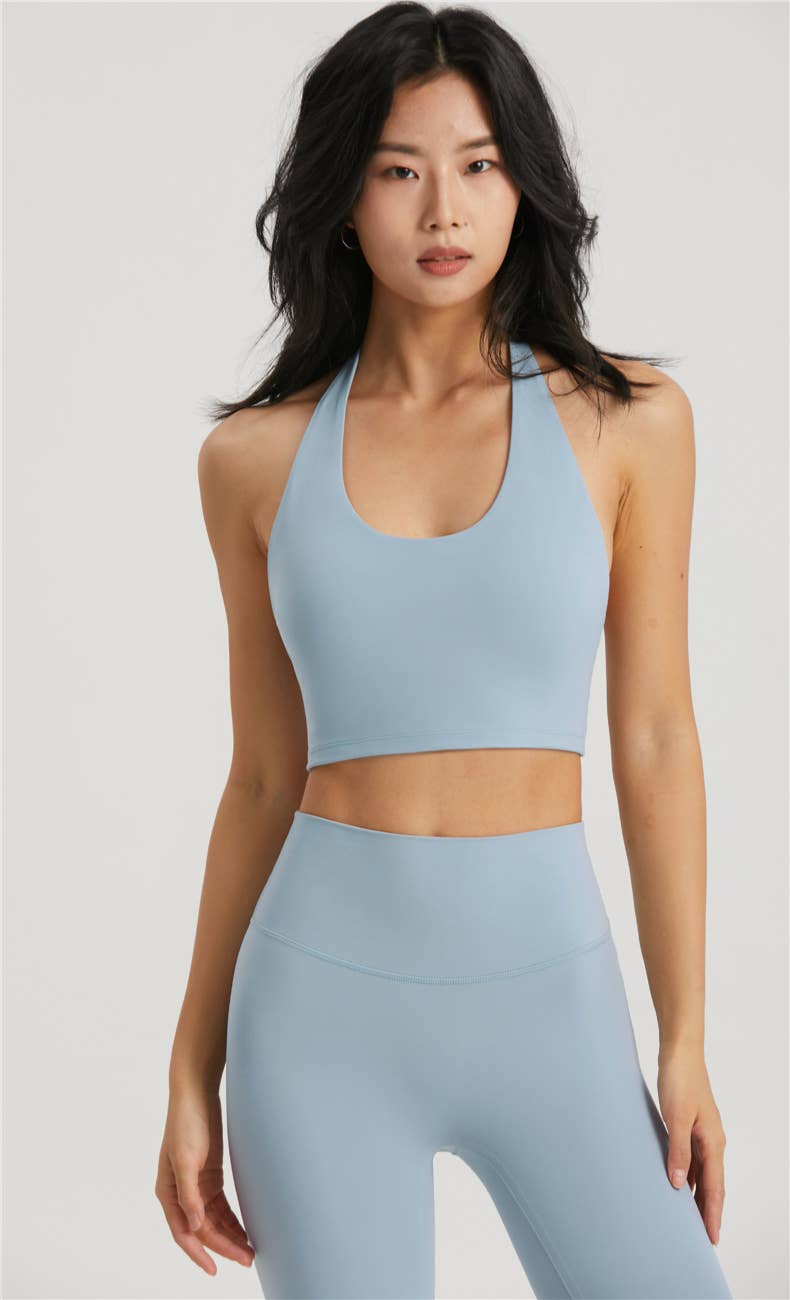91thelabel – Großhandel Sport-BH – Damen – Daphne Lycra® Sculpt Bügel-BH mit Neckholder für Sport.12