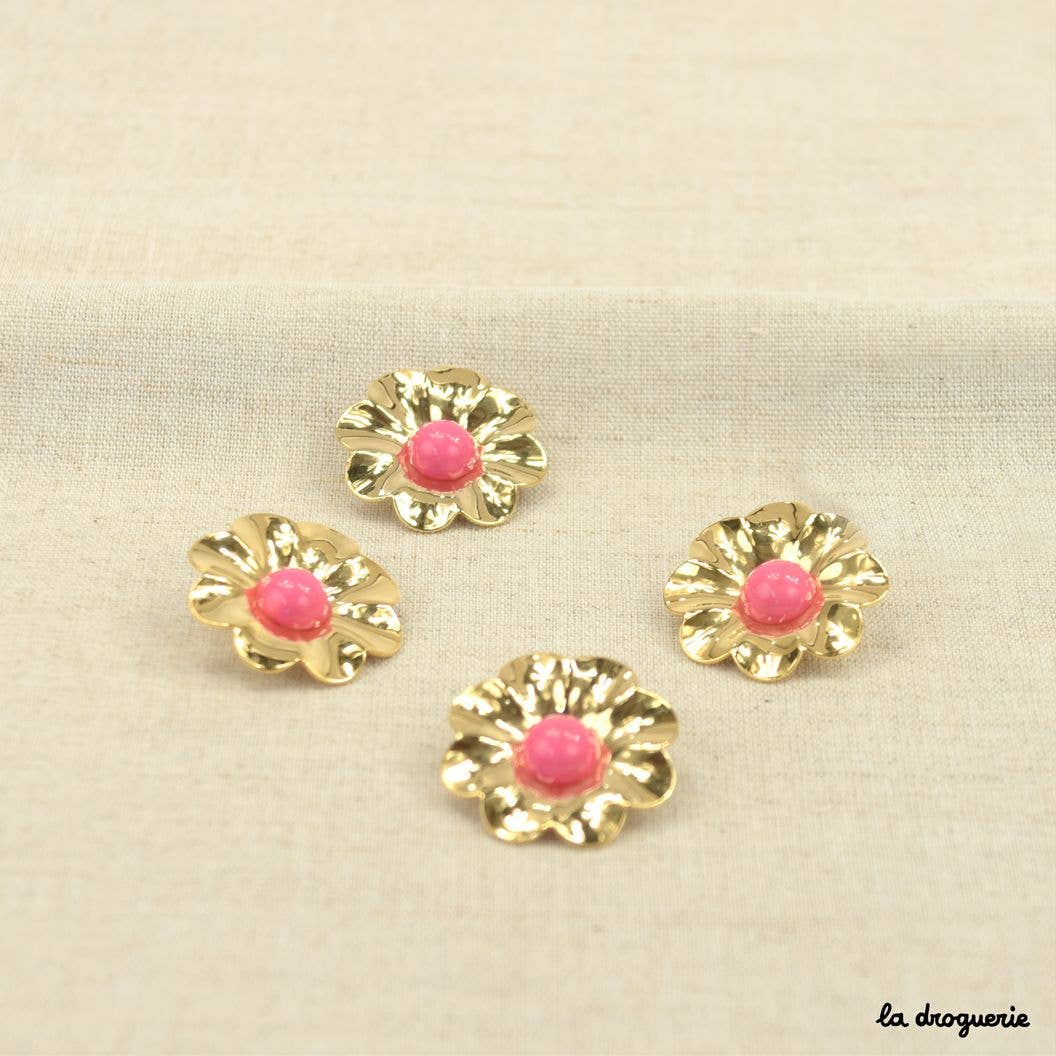 LA DROGUERIE - Wholesale Sewing Button/Snap - "Mary Quant" button 27 mm5