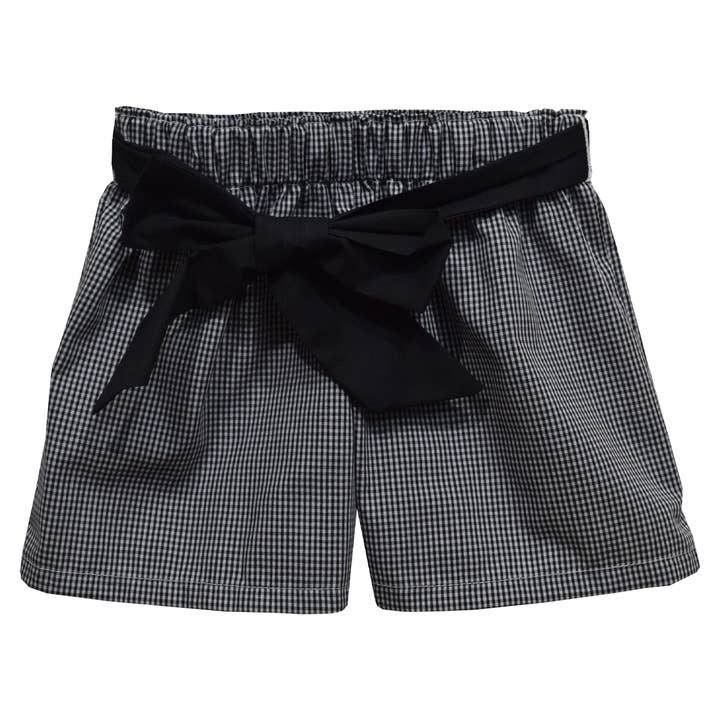 Vive La Fete - Wholesale Shorts - Kids - Gingham Girls Short with Sash2