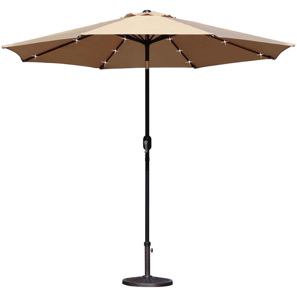 Abble – wholesale Patio umbrella – 9 Feet Solar Lighted Patio Umbrella   (SKU#300260)6