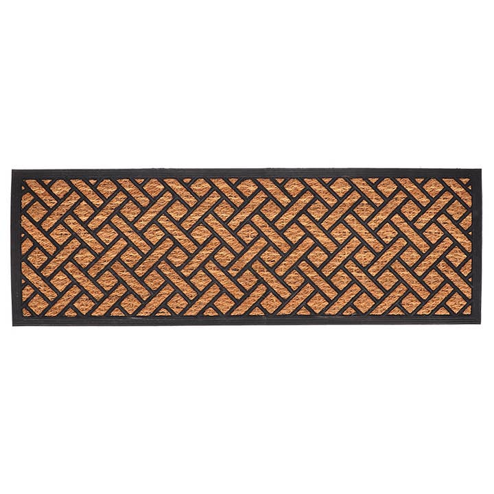 Weave Doormat, Rubber/Coconut Fiber - X Large for wholesale by Esschert Design USA