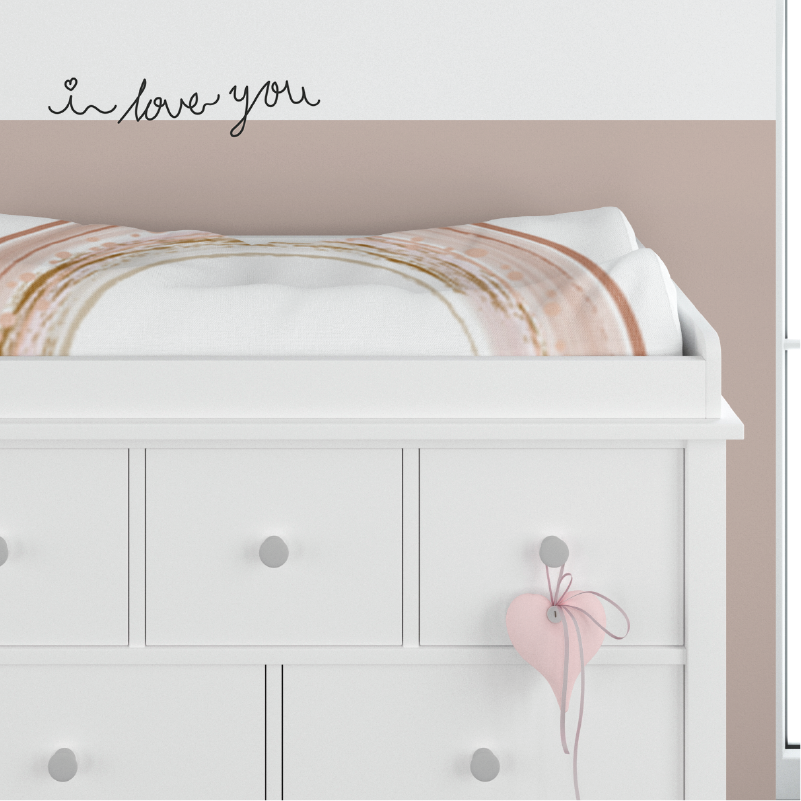 lm baby art - Wholesale Wall Decor - Kids & Baby - Tekst muursticker: I love you | 40x9cm2