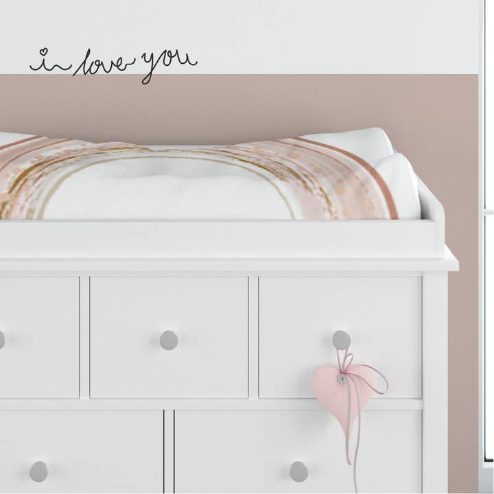 lm baby art - Wholesale Wall Decor - Kids & Baby - Tekst muursticker: I love you | 40x9cm2