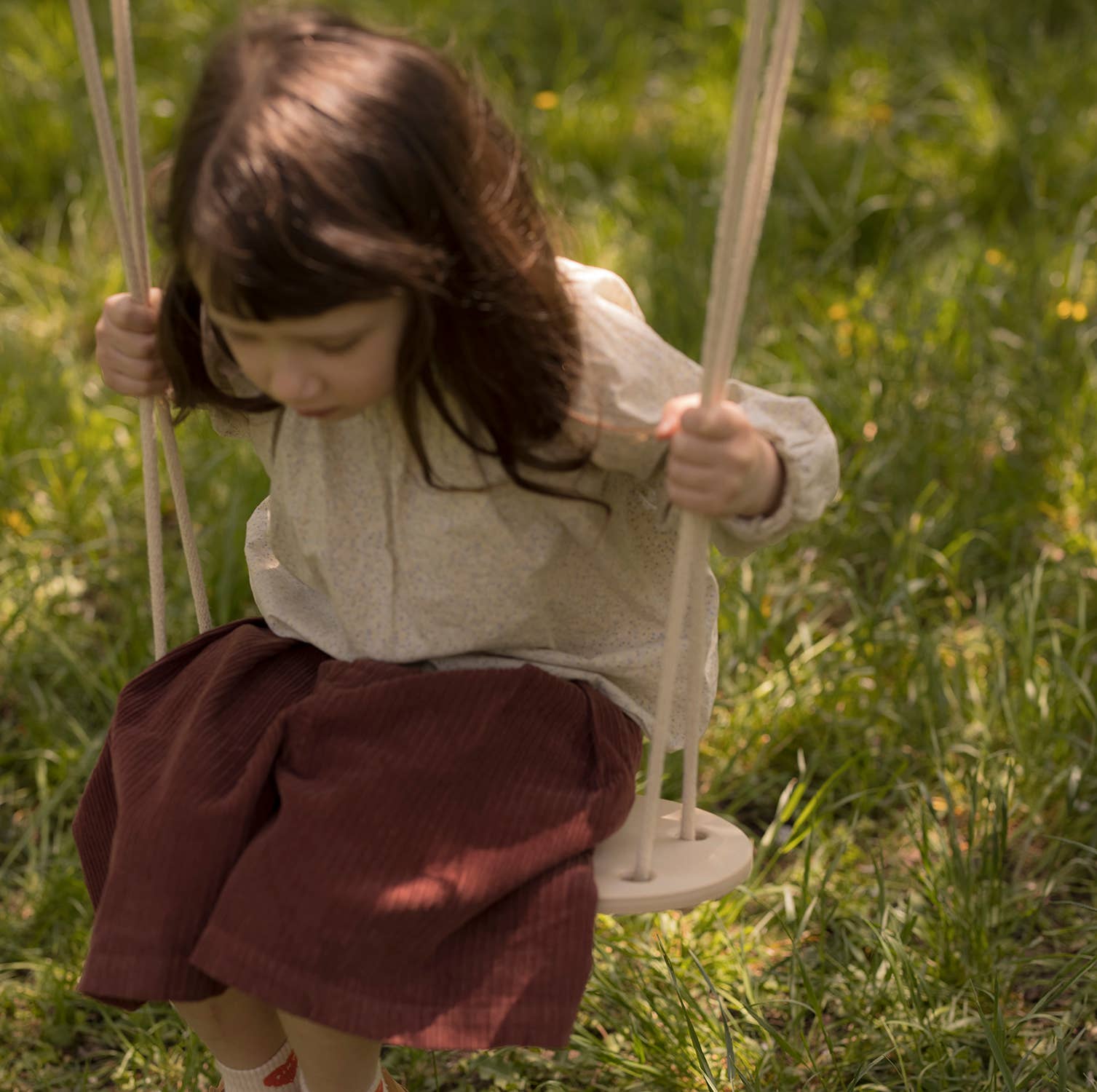 Babai – Großhandel Holzspielzeug – Kinder – Babai Kinder-Holzschaukel mit Baumwollseil16