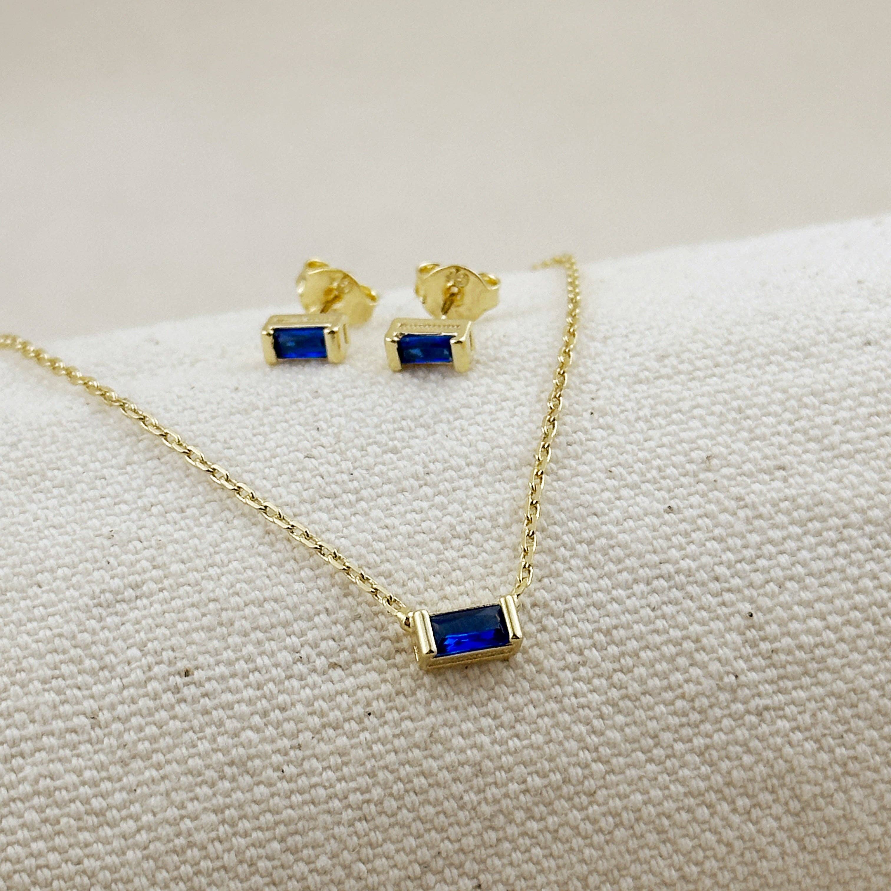 GoldFi – Conjunto de joias por atacado – Conjuntos de Pedra do Mês de Celebração em Ouro 18k Revestido18