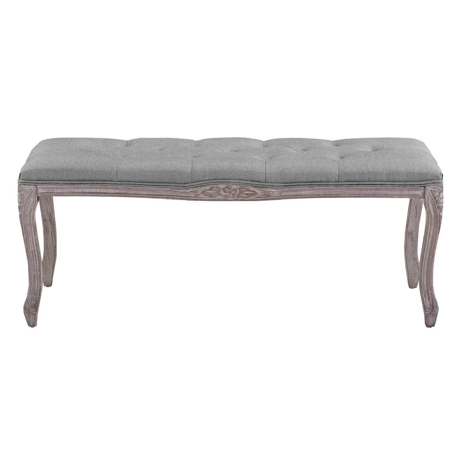 Modway - Wholesale Bench - Regal Vintage French Upholstered Fabric Bench8