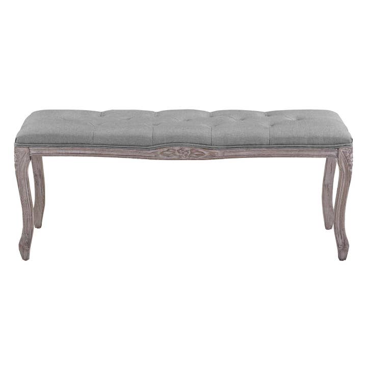 Modway - Wholesale Bench - Regal Vintage French Upholstered Fabric Bench8