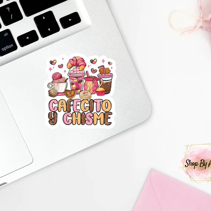 ShopByAriel - Wholesale Sticker - Cafecito Y Chisme Stickers| Conchas Stickers | Pan dulce|2
