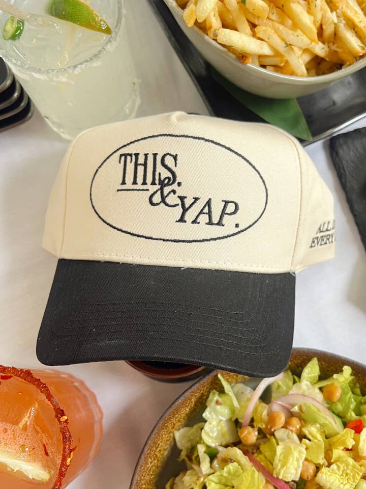 This & Yap - Black Vintage Trucker Hat for wholesale by KENZKUSTOMZ