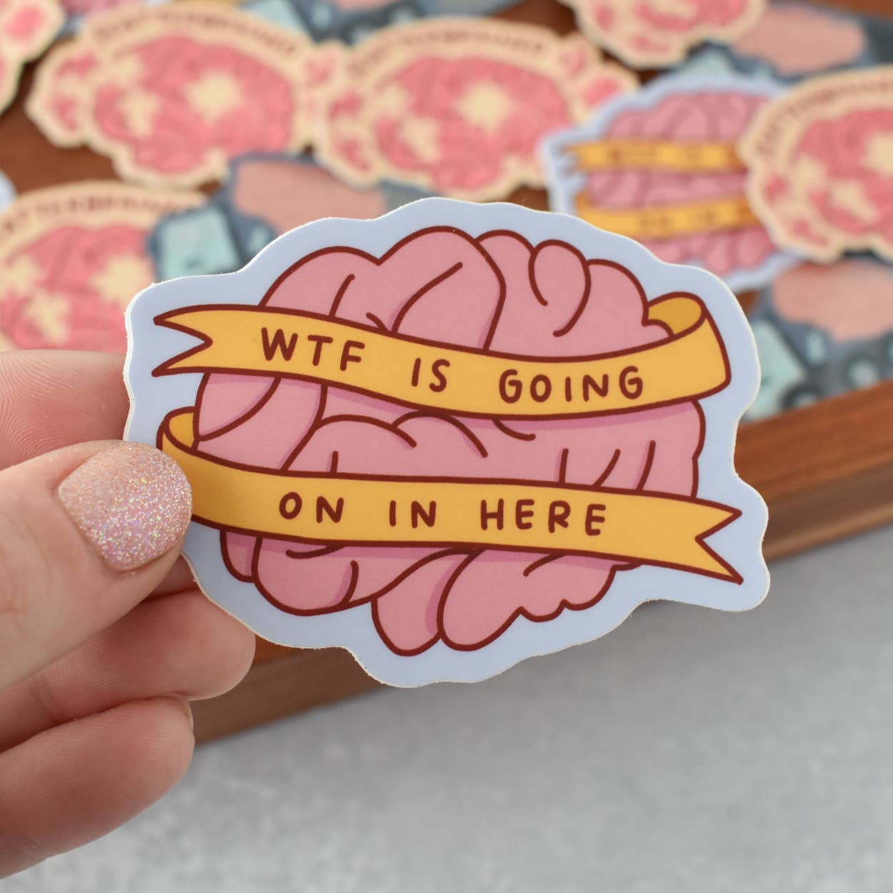 Kyn You Believe It - Wholesale Sticker - WTF Is Going On In Here Sticker1