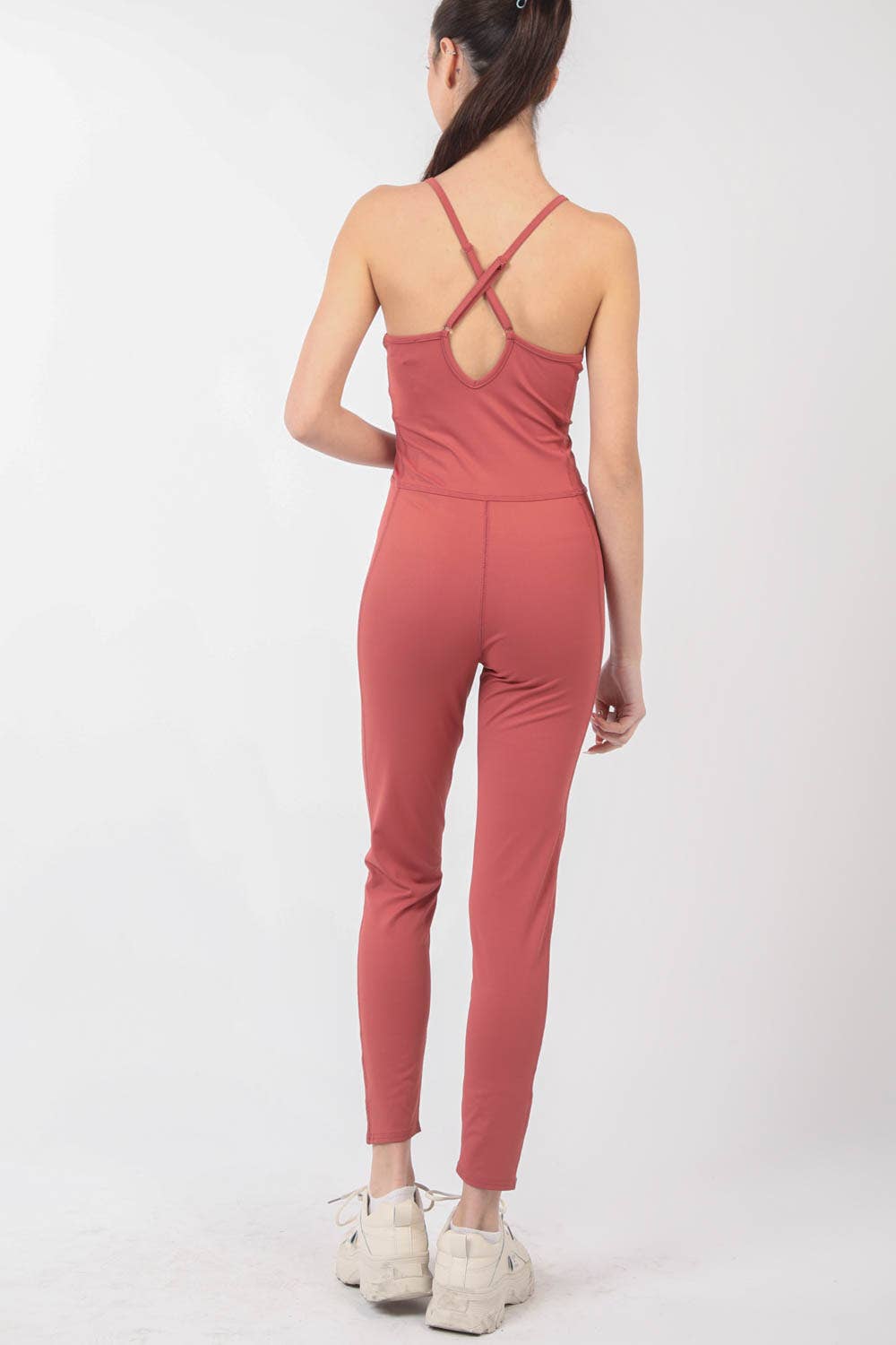 VERY J - Venta al por mayor Peto - Mujer - Mono elástico sin mangas ajustado NP70320, ropa deportiva12