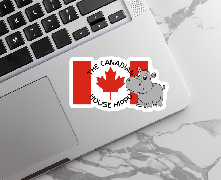 Rebel and Siren Stickers - Wholesale Sticker - Canadian House Hippo | Canada | Waterproof Sticker | 3"8