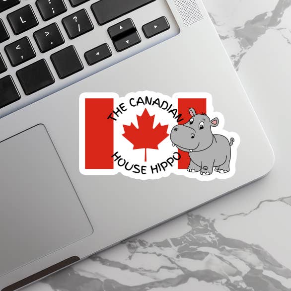 Rebel and Siren Stickers - Wholesale Sticker - Canadian House Hippo | Canada | Waterproof Sticker | 3"8