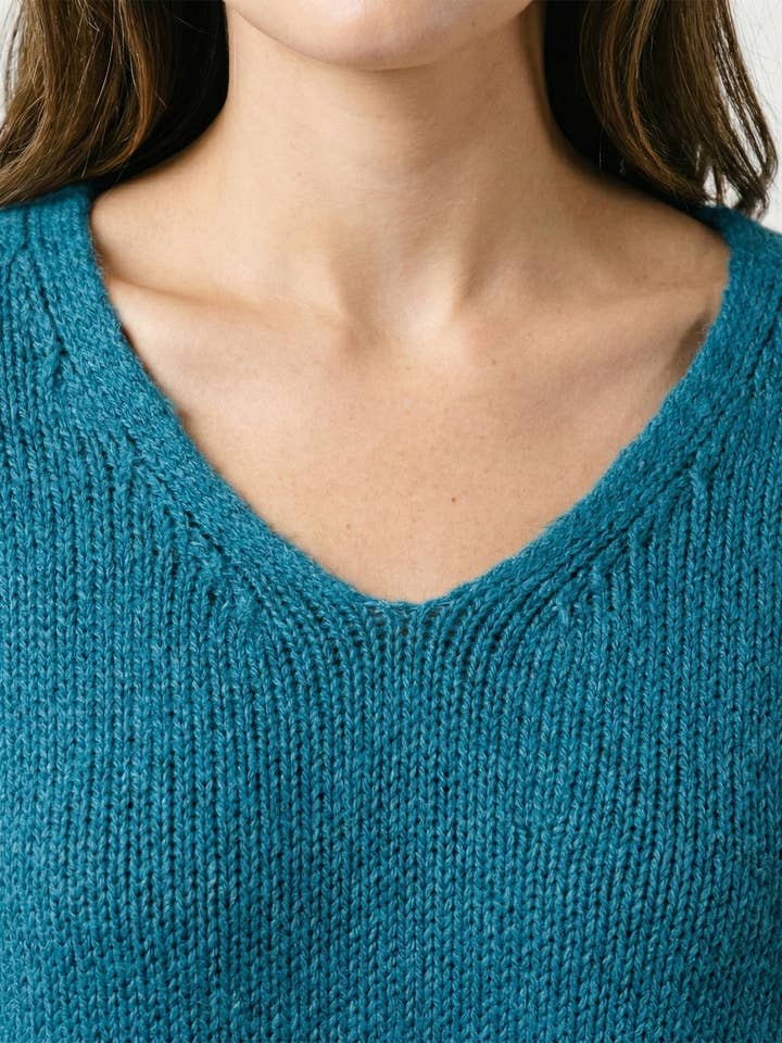 L'Emotion - Wholesale Knit Sweater - Women's - Large Knit Long Sleeve Lurex Sweater 60% Mohair/Virgin Wool18