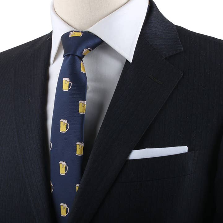 AusCufflinks - Wholesale Necktie – Men’s - Beer Skinny Tie6