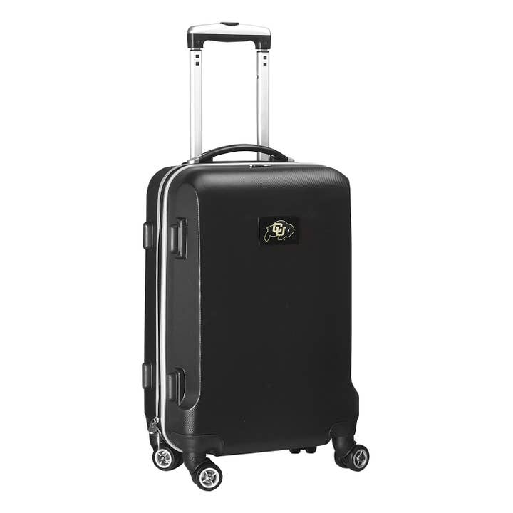 NCAA Colorado Buffaloes 21" Carry-On Hardcase Spinner for wholesale by Mojo Licensing
