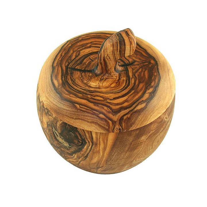 olivenholz-erleben - Wholesale Decorative Plate/Dish/Bowl - Apple shaped tin3