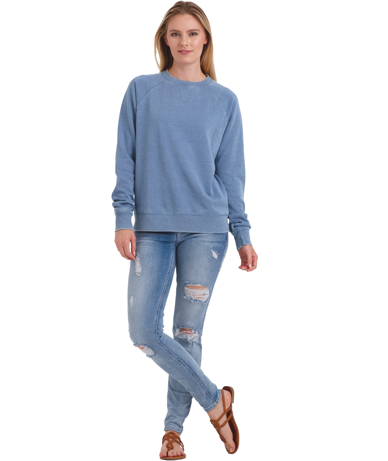 U.S. Apparel - Wholesale Sweatshirt - Women's - Adult Vintage Fleece Crew10