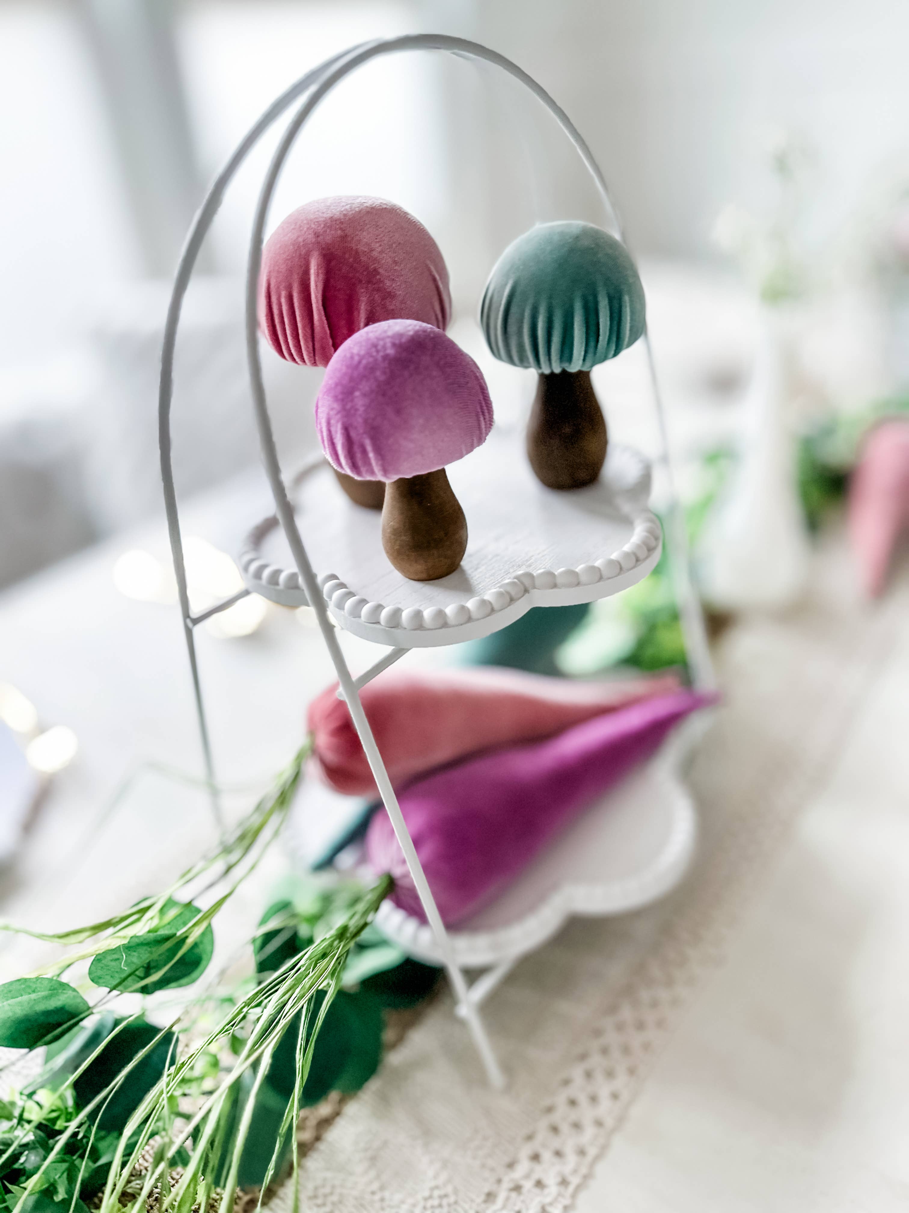 Your Heart's Content - Vente Décorations de table - Carottes en Velours, Récolte de Couleurs Luxuriantes, Décoration Murale Unique14