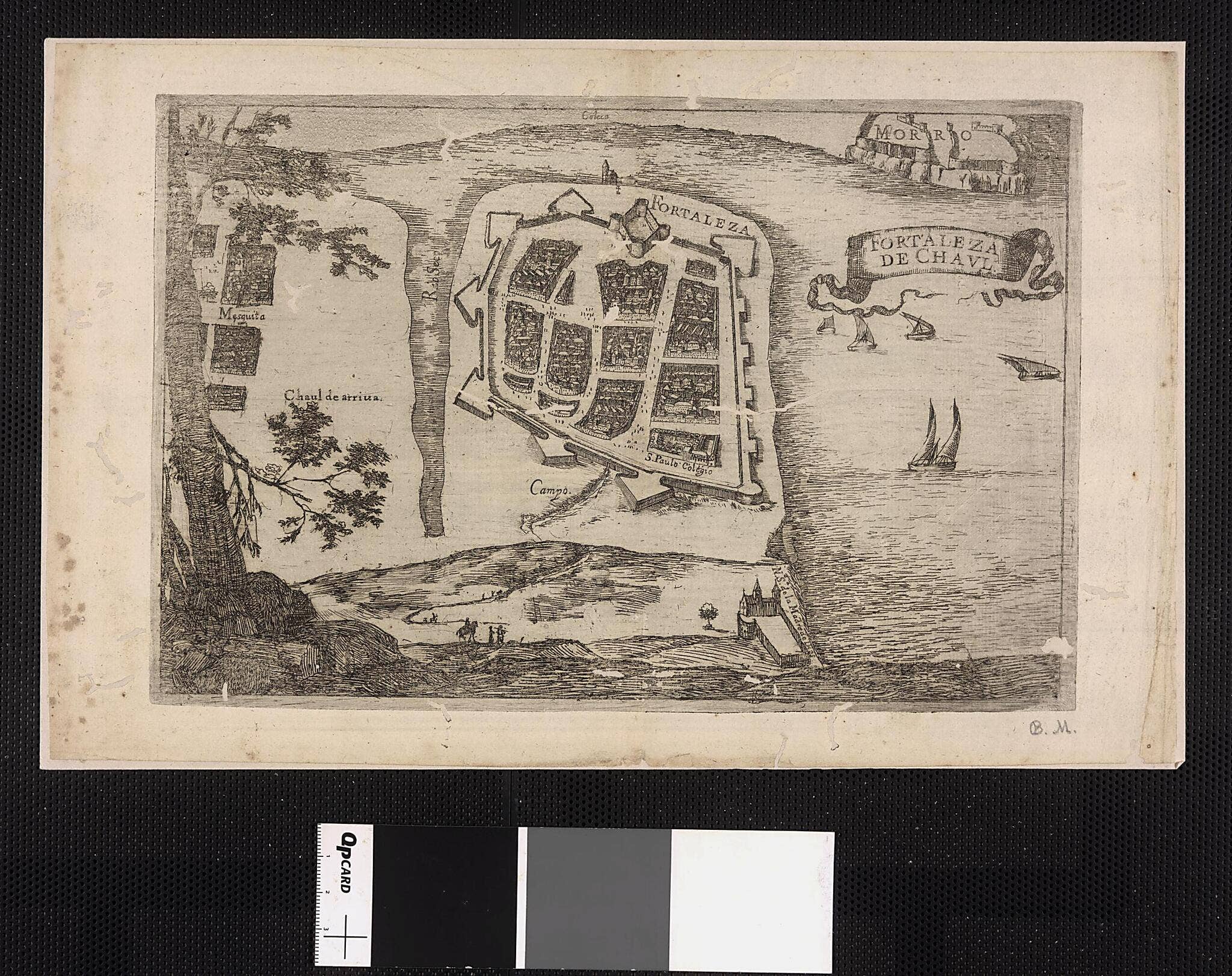Relic Map Co. - Wholesale Map - Fortress of Chaul: Plans of Plazas and Forts of Portuguese Possessions In Asia and Africa. (Fortaleza De Chaul: Plantas De Praças E Fortes De Possessões Portuguesas Na Ásia E África) 16000