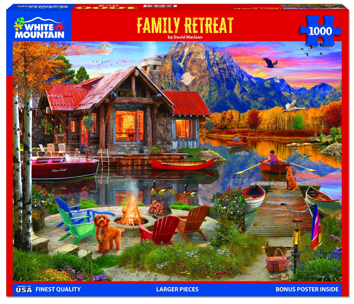 Wholesale Family Retreat (1855pz) - 1000 Piece Jigsaw Puzzle