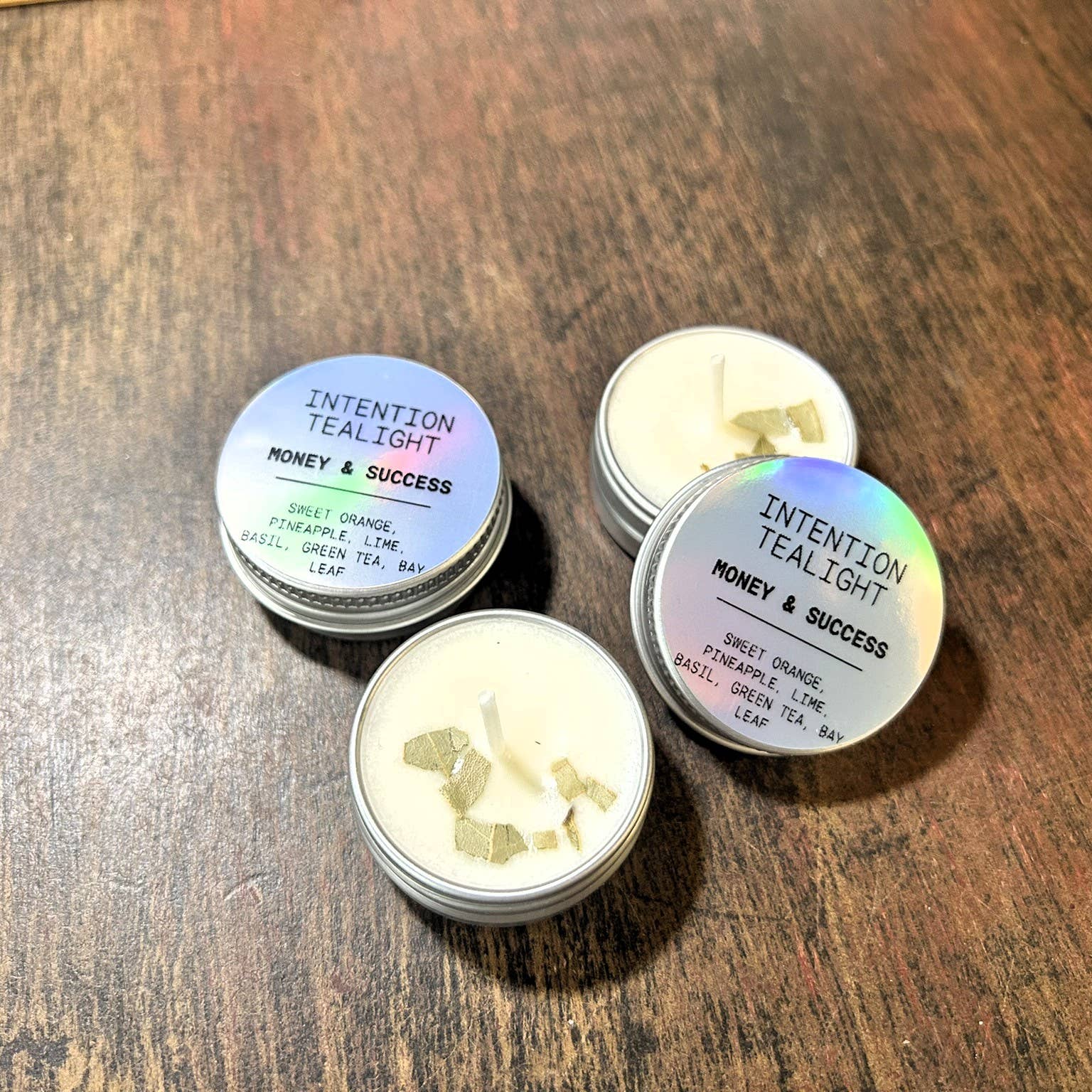 Mz. Jones’ Curio, Inc. - Wholesale Tea Light Candles - Intention Tea Lights5