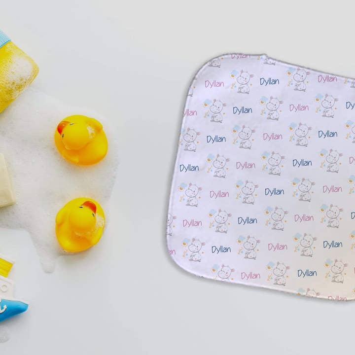 Personlig Hippo Microfiber Vaskeklud for engroshandel hos Potter's Printing