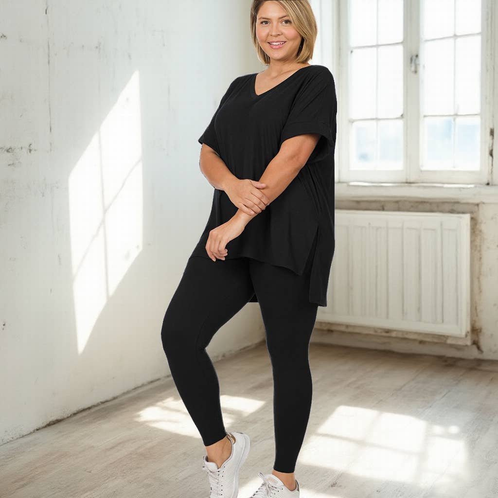 42POPS - Wholesale Lounge Set - Women's - `.Plus Microfiber Lounge Wear 2 Pc Set56