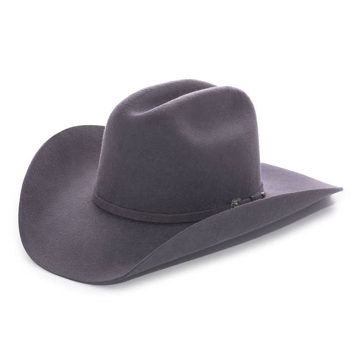 Master Hatters of Texas - Wholesale Cowboy Hat - Unisex - Lubbock Low Cattleman Cowboy Hat in Gun Metal2