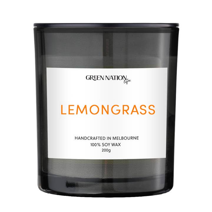 Soy Wax Candle 200gm - Lemongrass for wholesale by Green Nation Life
