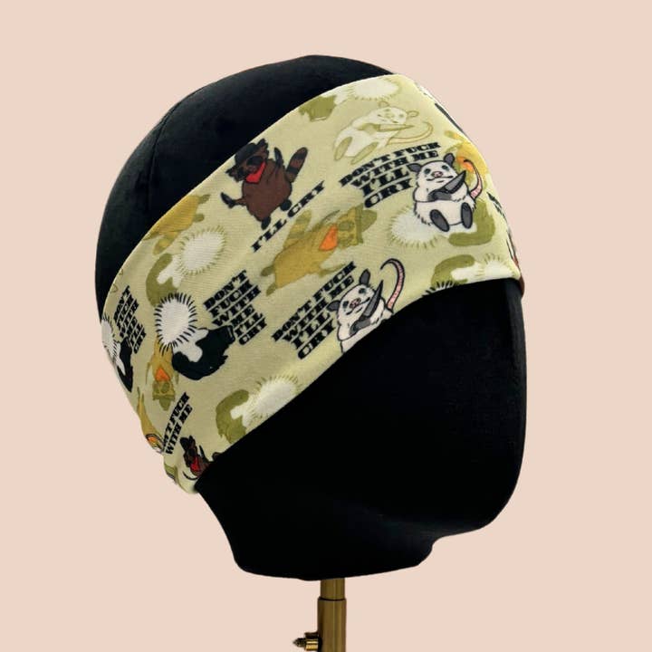 Jävlas inte med mig stretchpannband för wholesale av The Sassy Olive Handmade Headbands