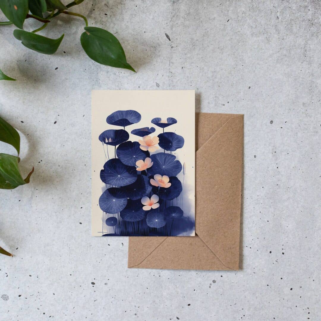 Botanopia - gifts , decor and cards for plant lovers - Vente Carte de vœux classique - Capucines | Carte de vœux quotidienne | Fleur du mois de naissance4