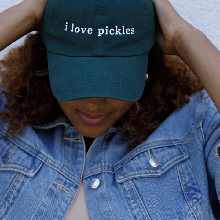 Larissa Loden – Großhandel Basecap – Unisex – I Love Pickles Baseballmütze aus 100% Baumwolle1