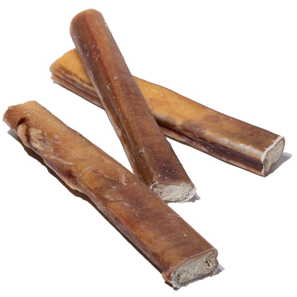 Made in USA Mika & Sammys Gourmet Odor Free Jumbo Bully Sticks 100% All Natural & Fully Digestible 5 Pack 12 Inch Jumbo 