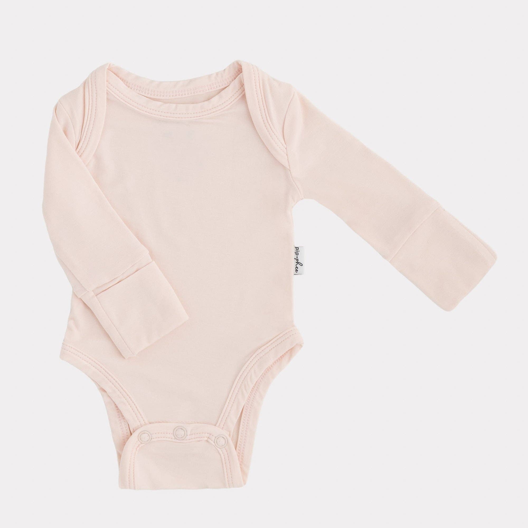 Pip + Phee – wholesale Bodysuit (non-footed) – Baby – Long Sleeve Bodysuits0