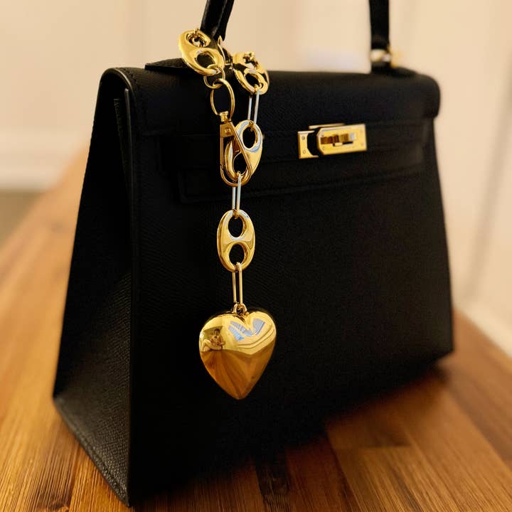 Ellison+Young - Wholesale Purse/Bag Accessory - Women's - Horse Bits Heart Dangle Bag Charm