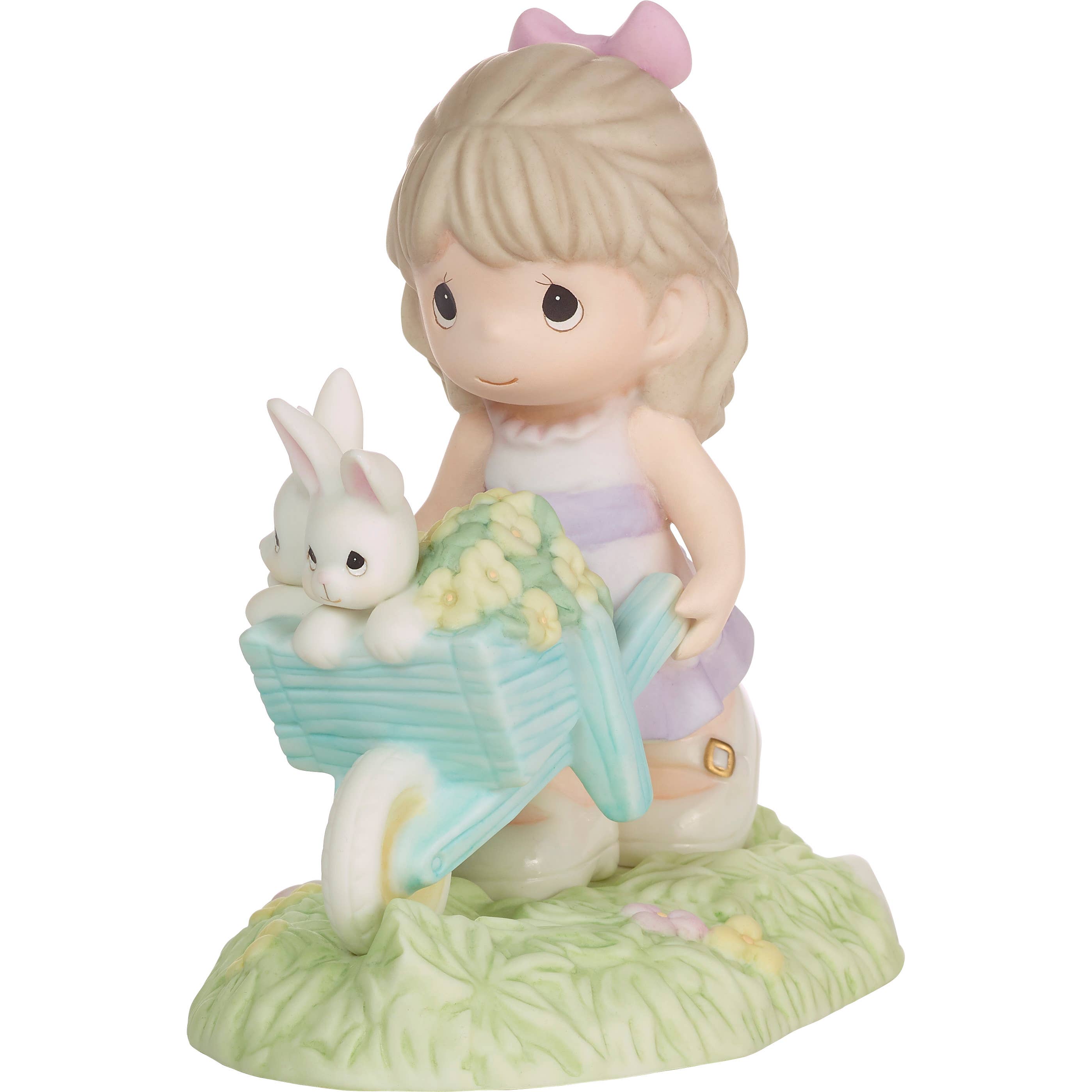 Precious Moments - Wholesale Decorative Figurine - Wishing You Bunny Kisses And Springtime Wishes Figurine3