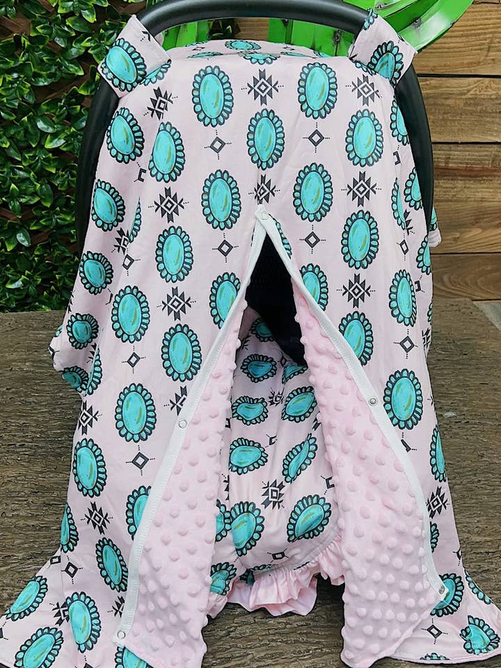 Concho printed car seat cover. ZYTG25153029 S for wholesale by Kids Charm Online