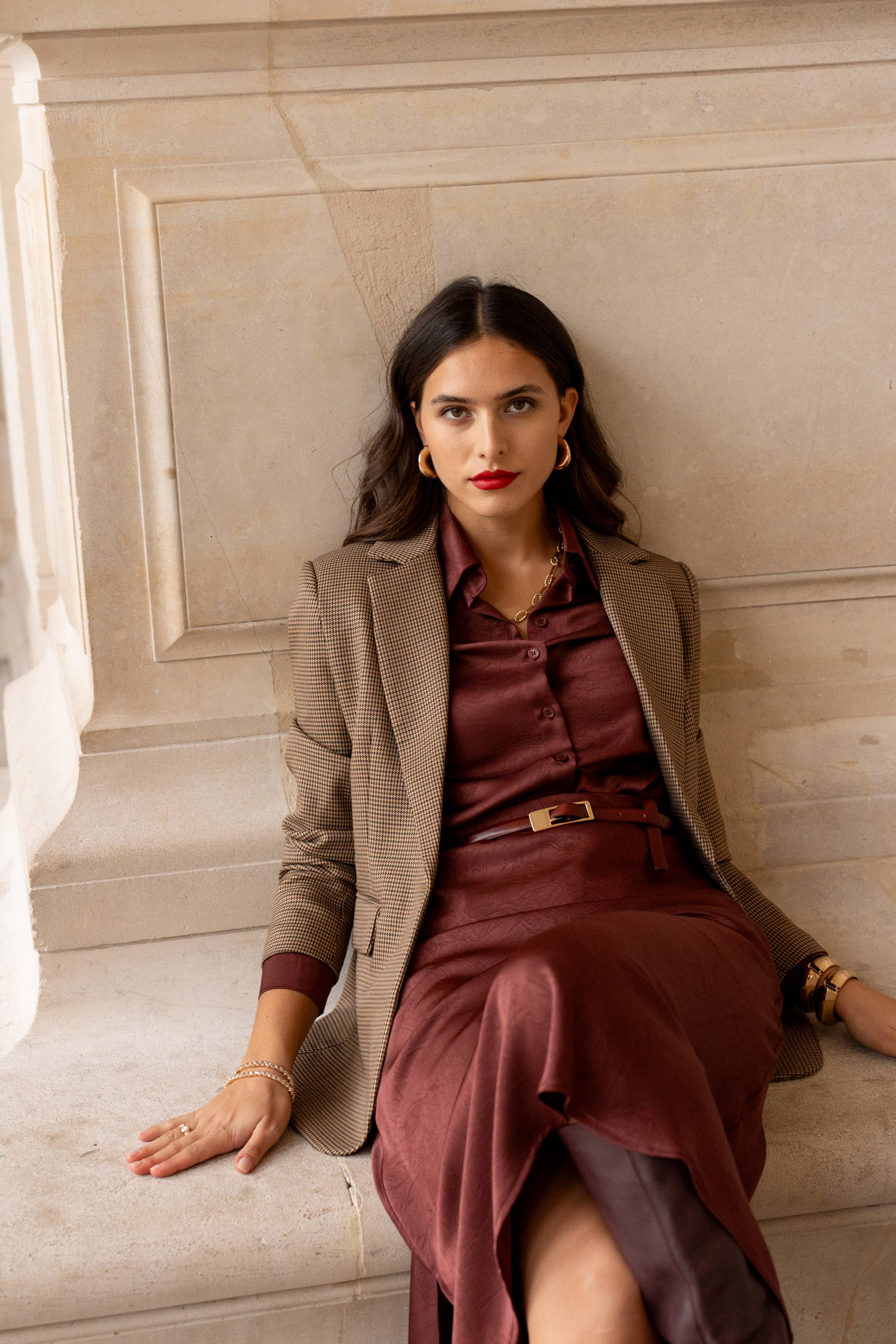 LULUMARY – Großhandel Blazer – Damen – Kariertes Blazer V26311