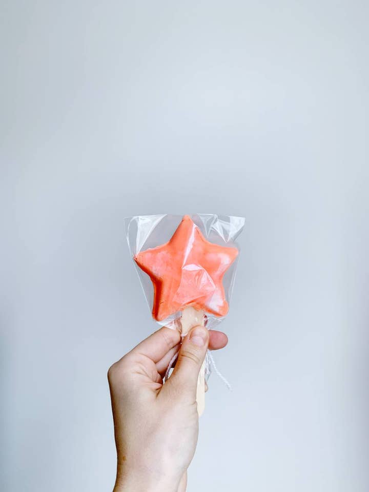 Stjärna bubbelbad (orange) för wholesale av La Bomba