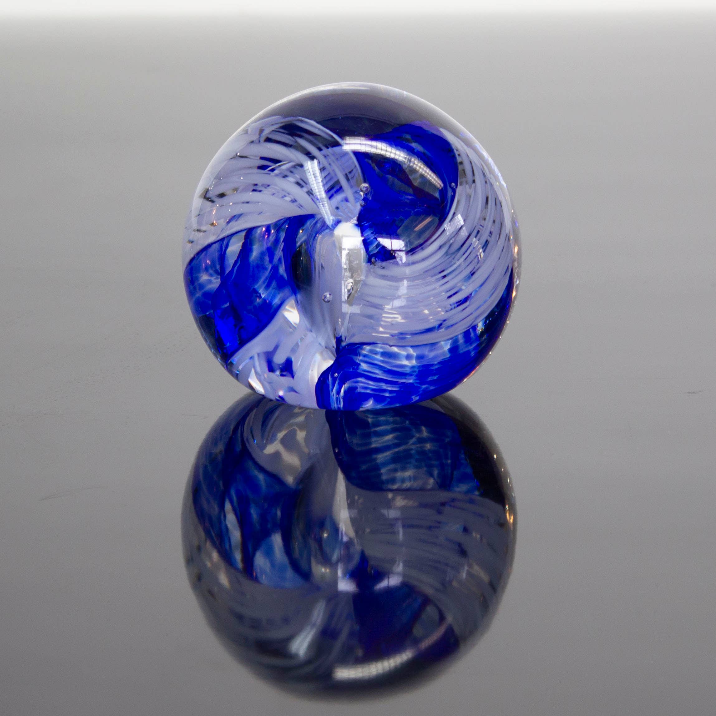 epiphany studios – wholesale Paper weight – Circle of Life Paperweight - Royal Blue/Wisdom3